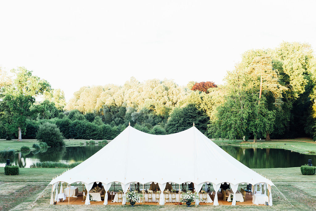 Oyster Pearl Open Tent Wedding Hire